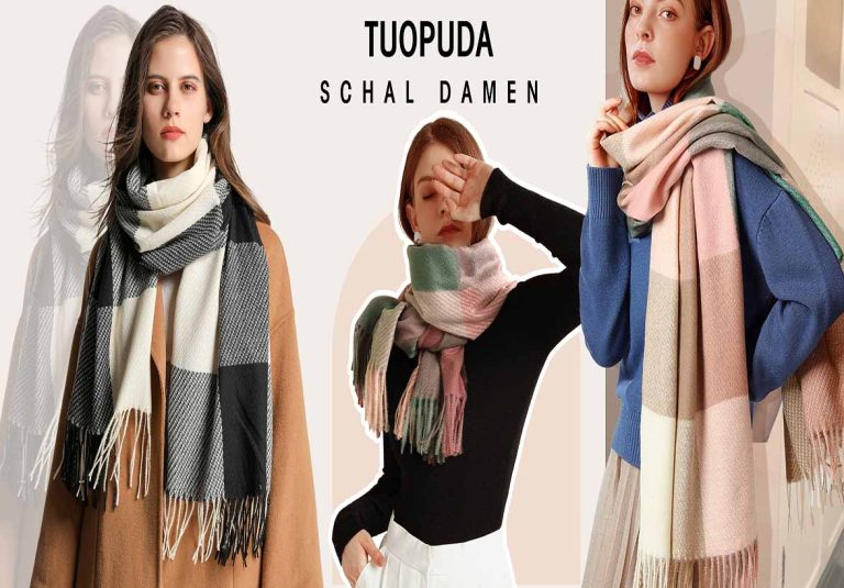 Tuopuda Damen Schottenmuster Cashmere Schal: Ein warmes Geschenk